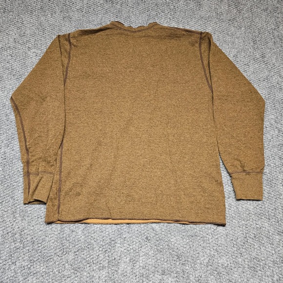 LL Bean Mens Traditional Fit Long Sleeve Henley Shirt Lot of 2 Thermal Size L - Picture 7 of 9